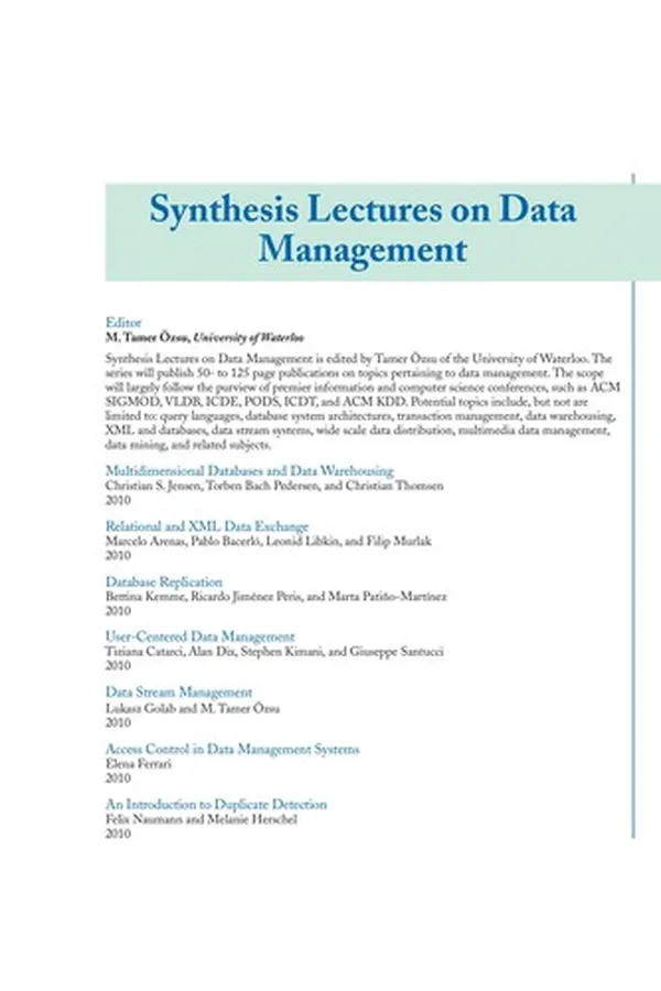 Capa de Multidimensional databases and data warehousing