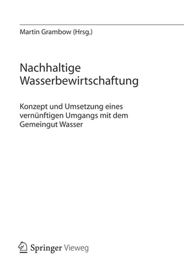 Capa de Nachhaltige Wasserbewirtschaftung
