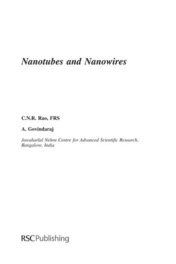 Capa de NANOTUBES AND NANOWIRES