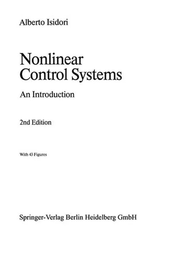 Cover of Nonlinear Control Systems