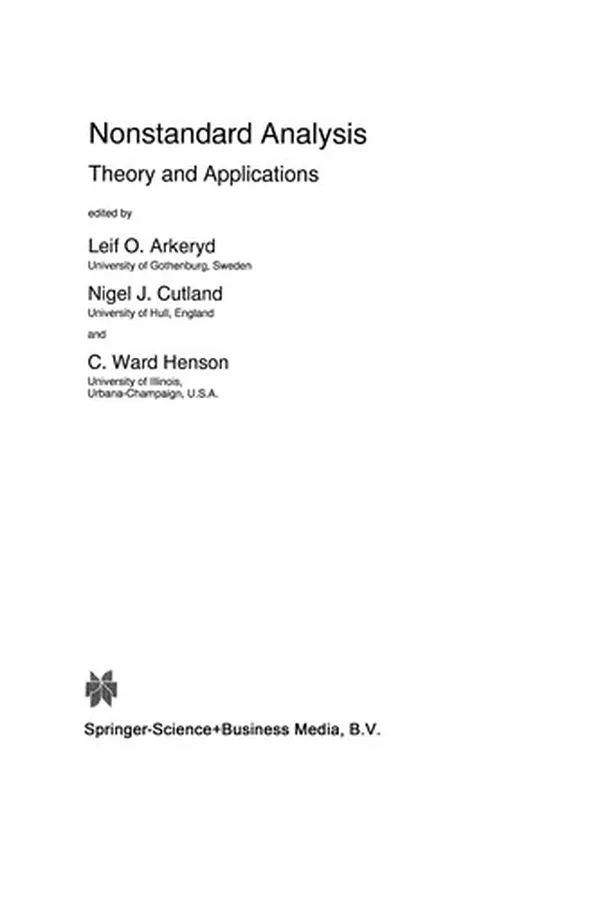 Cover of Nonstandard Analysis