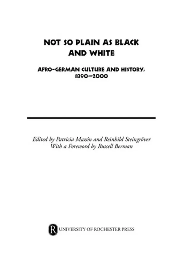 Capa de Not so plain as Black and White