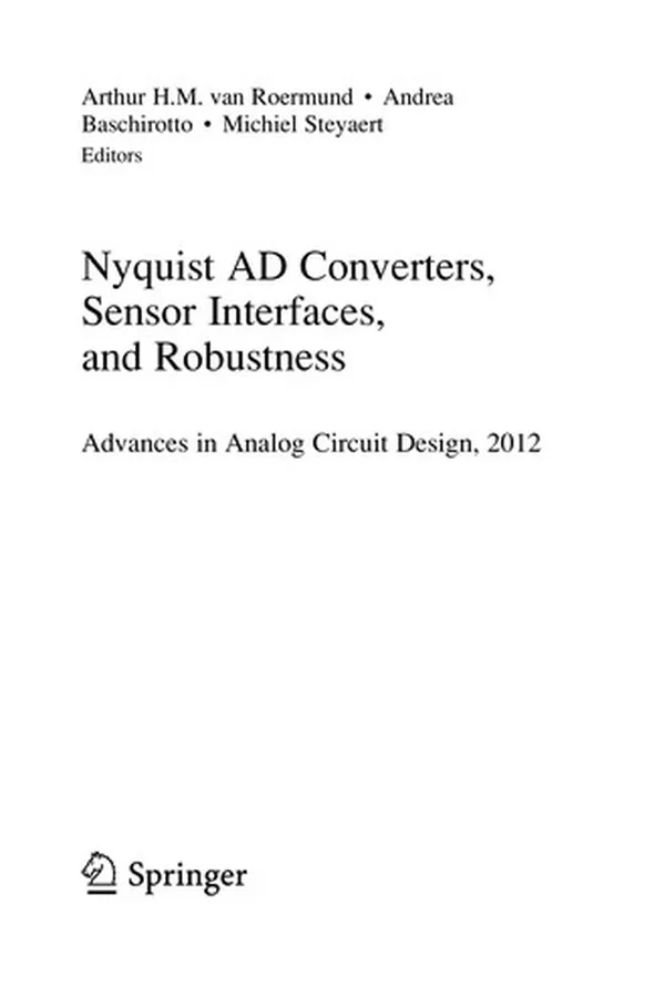 Capa de Nyquist AD Converters, Sensor Interfaces, and Robustness