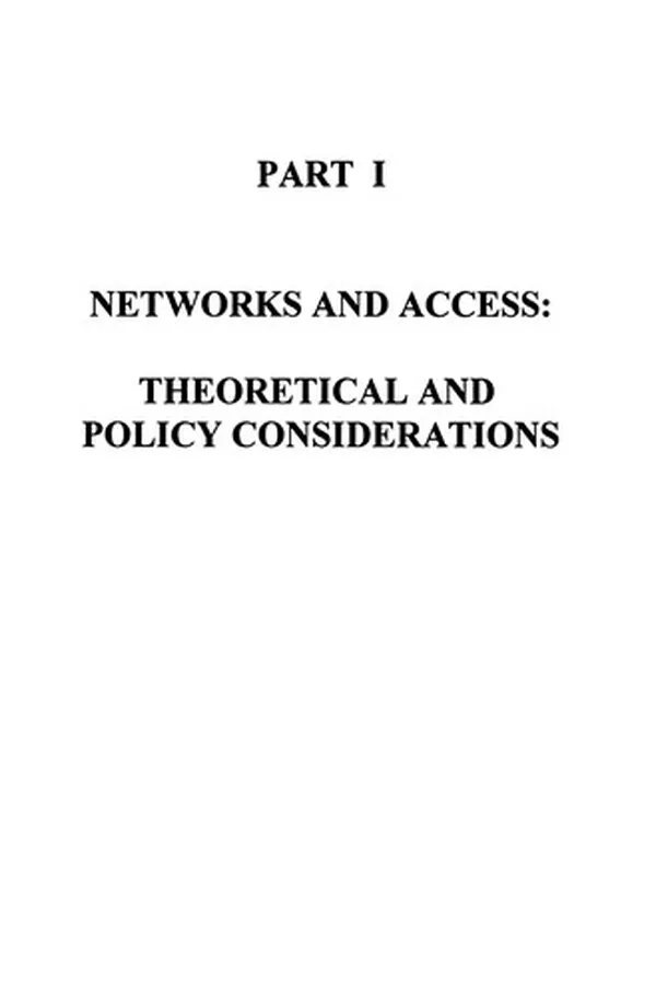Capa de Opening Networks to Competition