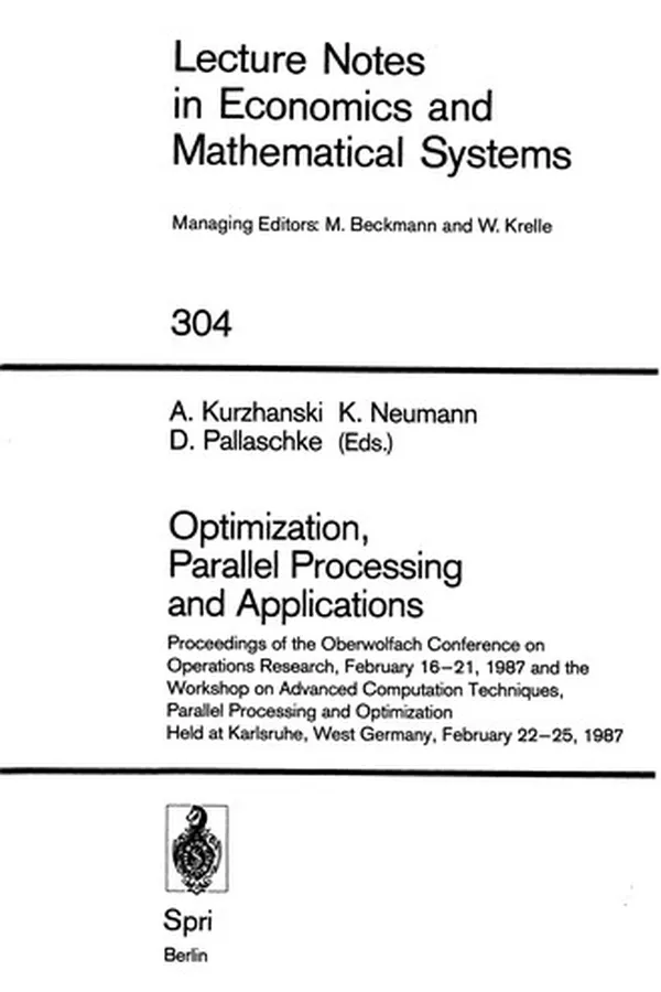 Capa de Optimization, Parallel Processing and Applications