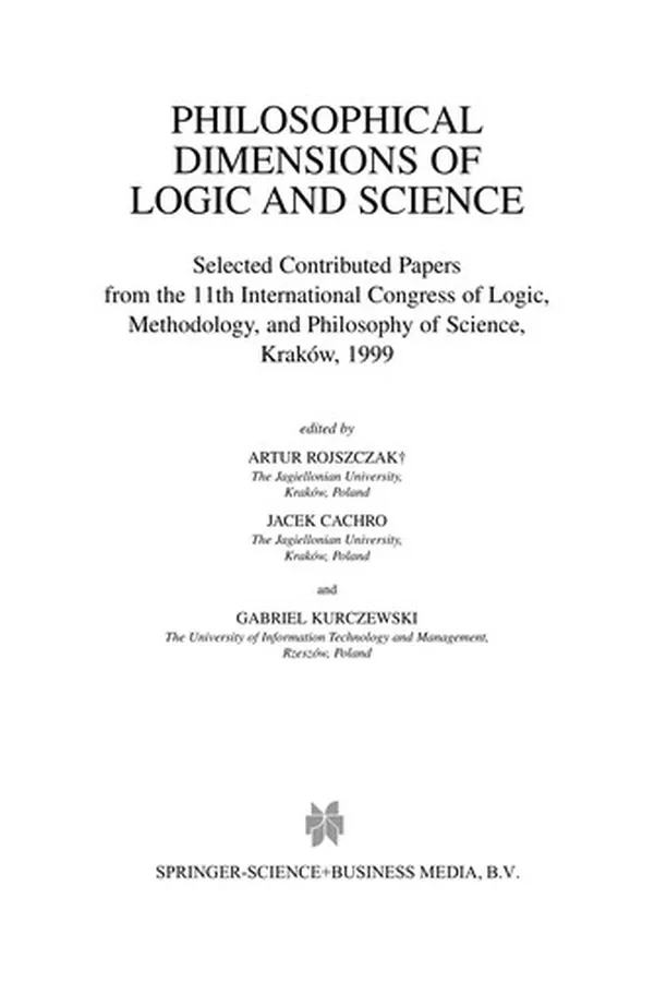 Capa de Philosophical Dimensions of Logic and Science