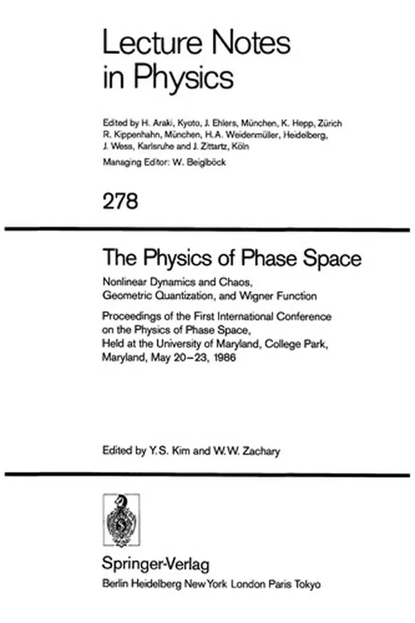 Capa de The physics of phase space