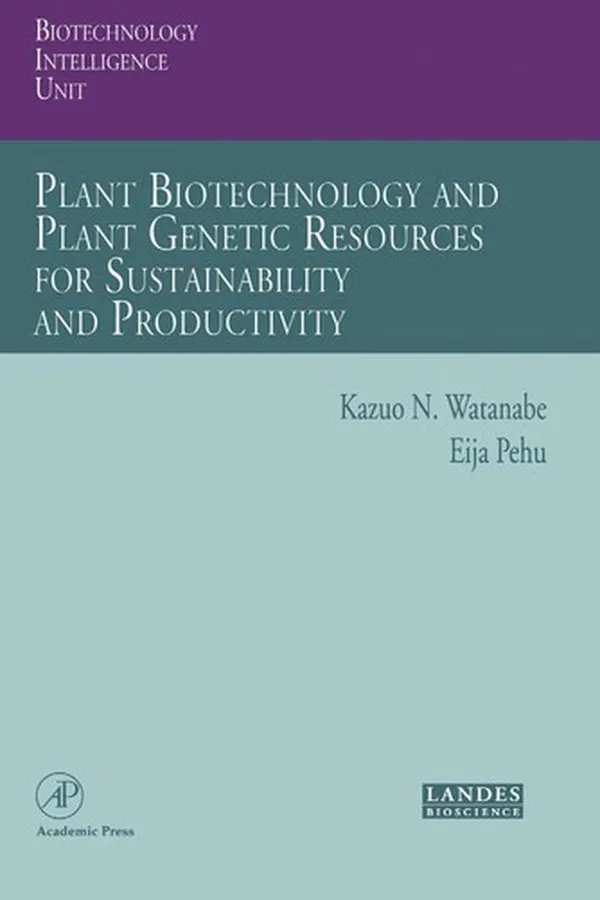 Capa de Plant biotechnology and plant genetic resources for sustainability and productivity
