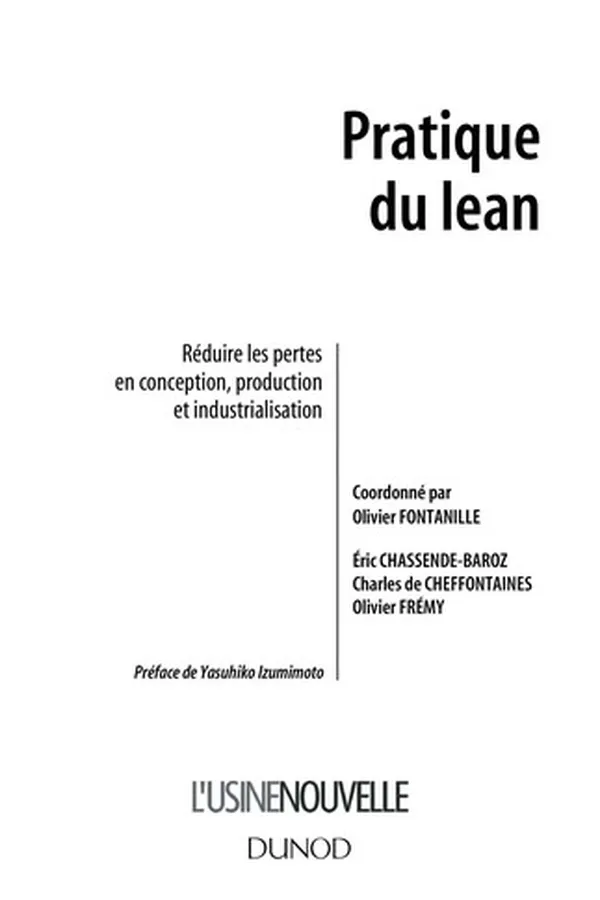 Capa de Pratique du lean