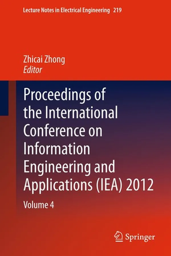 Capa de Proceedings of the International Conference on Information Engineering and Applications (IEA) 2012