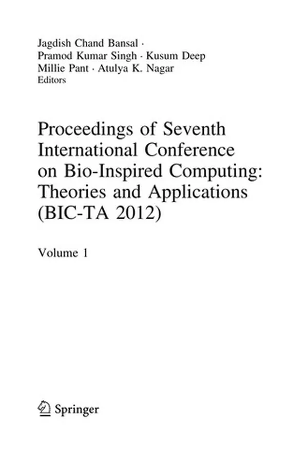 Capa de Proceedings of Seventh International Conference on Bio-Inspired Computing: Theories and Applications (BIC-TA 2012)
