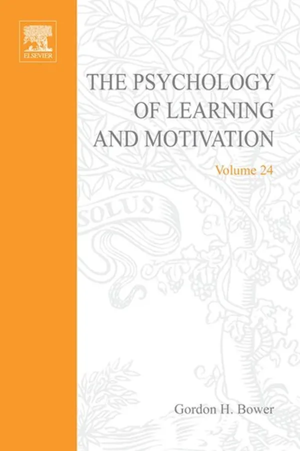 Capa de The Psychology of Learning and Motivation, 24