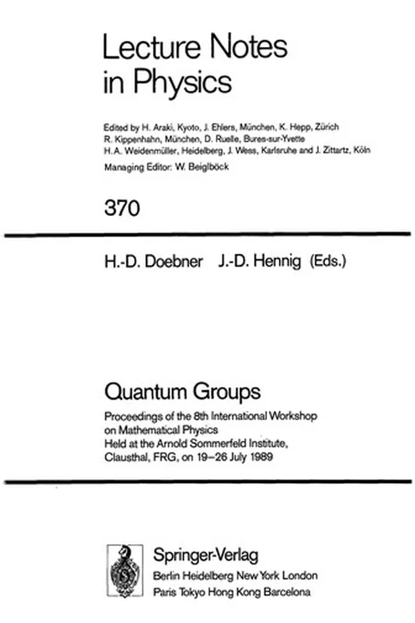 Cover of Quantum groups