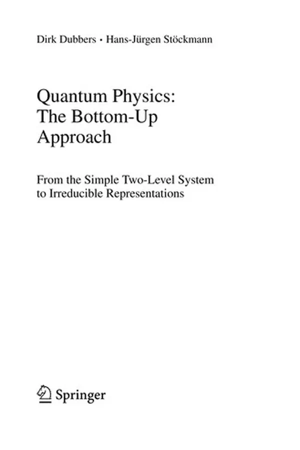 Capa de Quantum Physics: The Bottom-Up Approach