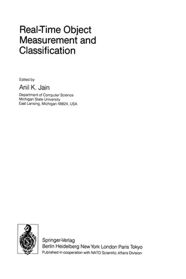 Capa de Real-Time Object Measurement and Classification