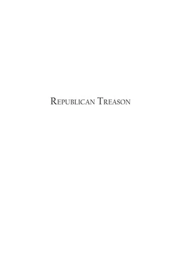 Capa de The Republican treason