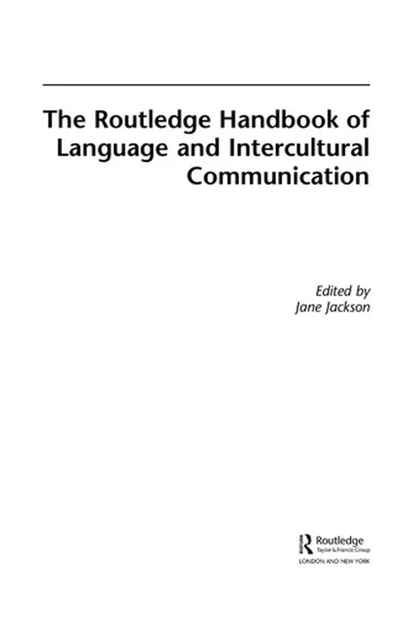 Capa de The Routledge handbook of language and intercultural communication