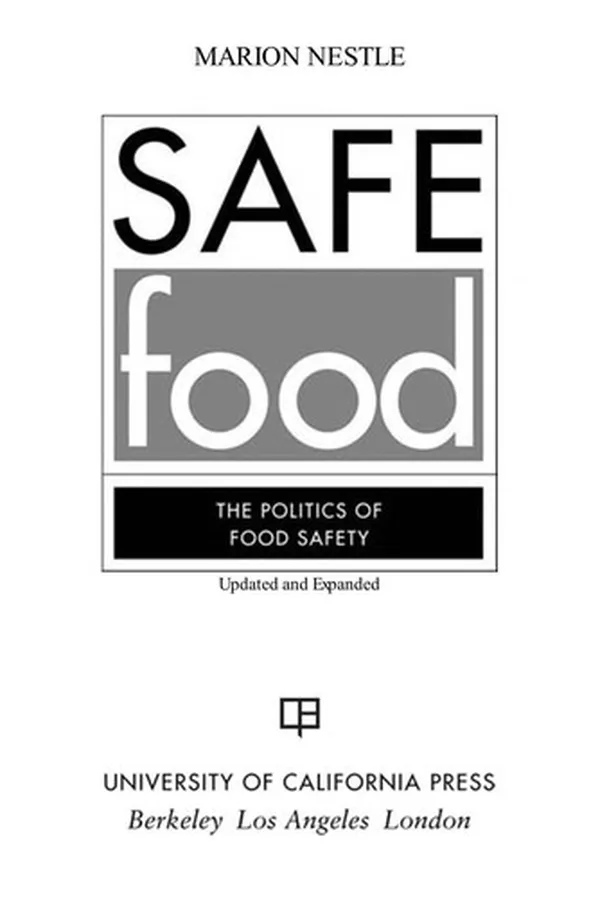 Capa de Safe food