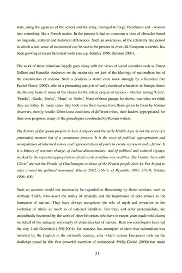 Capa de The SAGE handbook of nations and nationalism