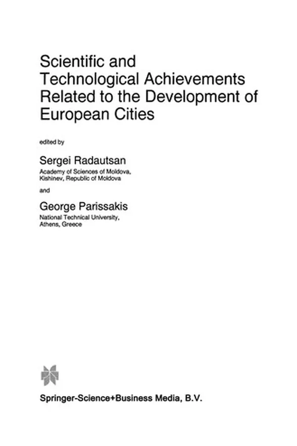 Capa de Scientific and Technological Achievements Related to the Development of European Cities