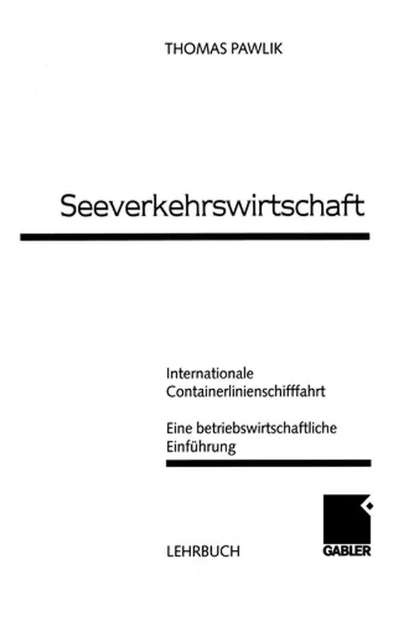 Capa de Seeverkehrswirtschaft