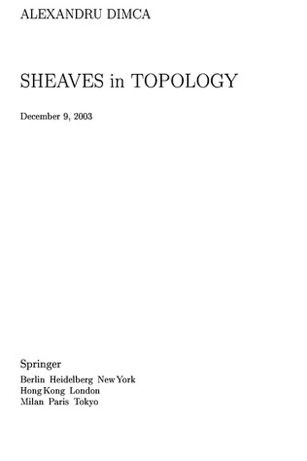 Capa de Sheaves in topology