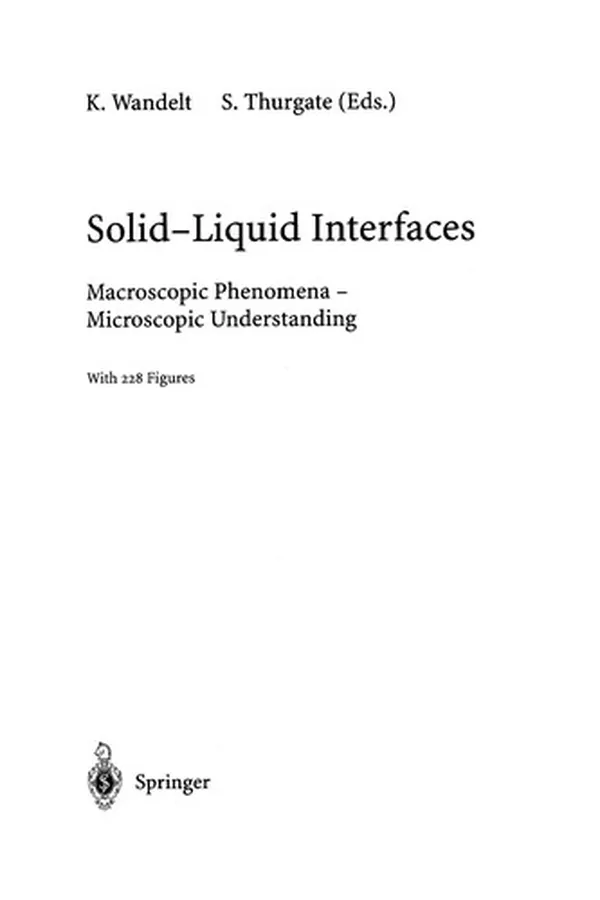 Capa de Solid-liquid interfaces