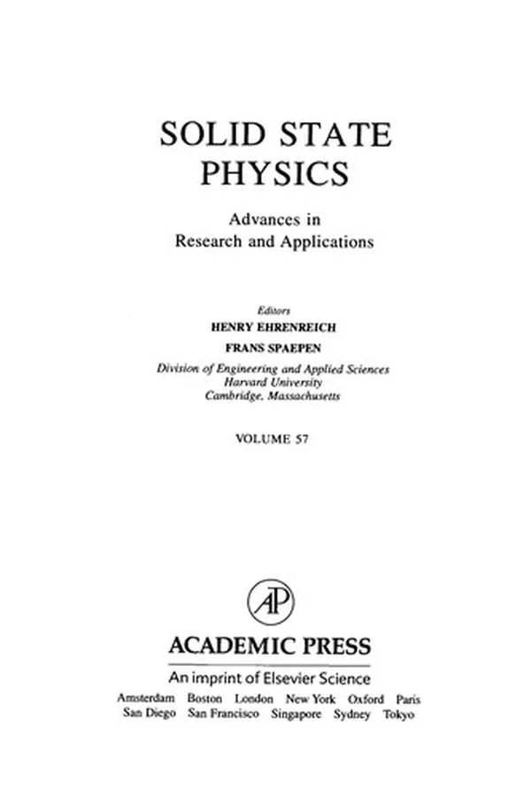 Capa de Solid State Physics