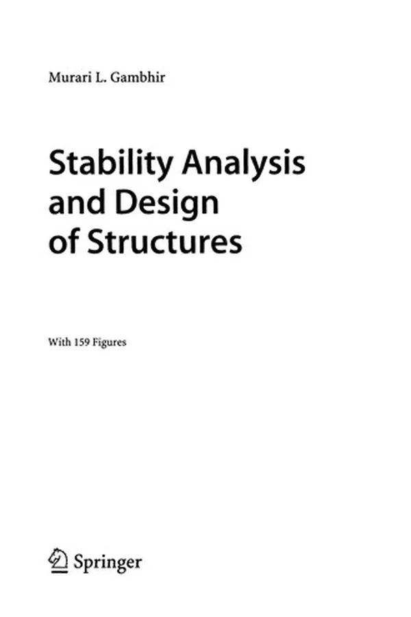 Capa de Stability Analysis and Design of Structures