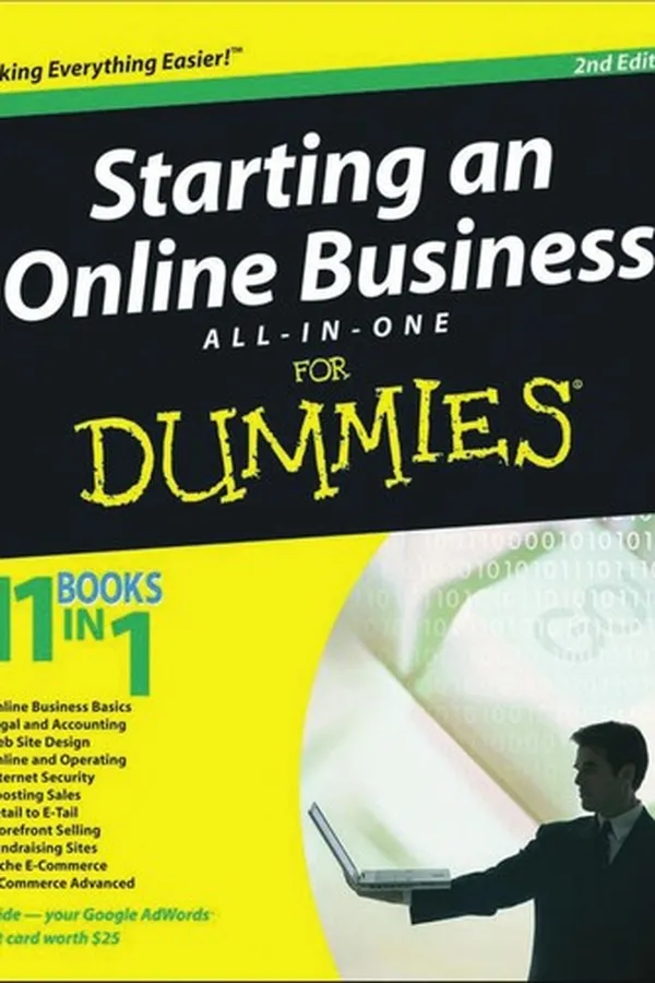 Capa de Starting an online business all-in-one for dummies