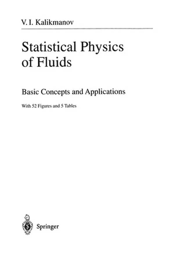 Capa de Statistical Physics of Fluids