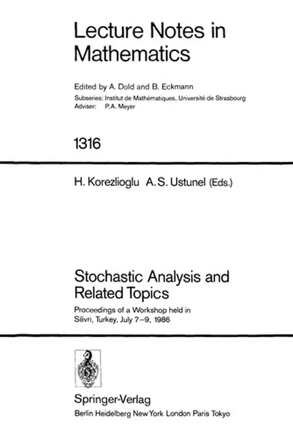 Capa de Stochastic Analysis and Related Topics