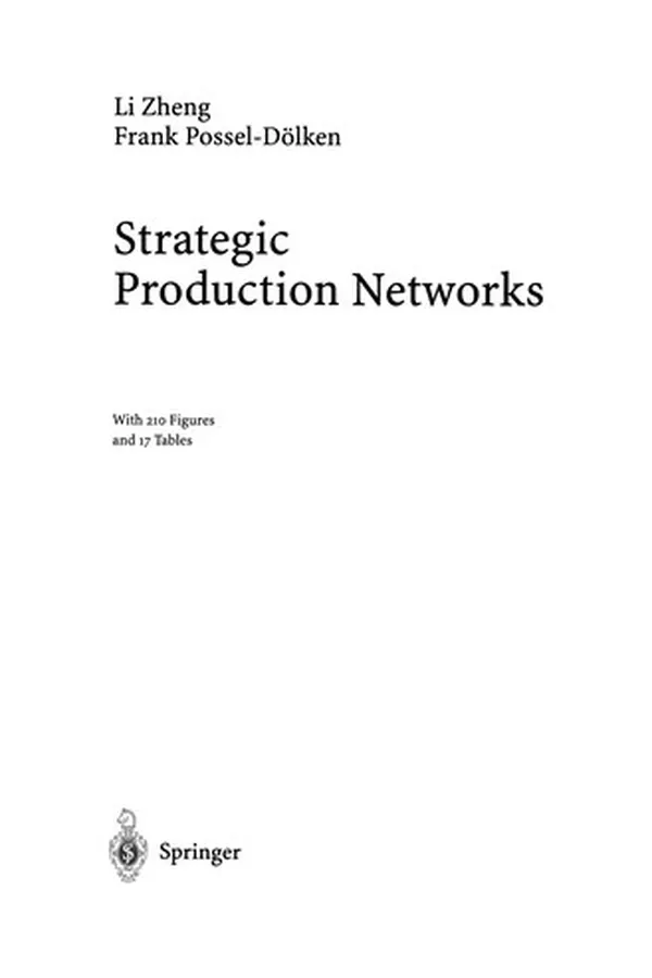 Capa de Strategic production networks