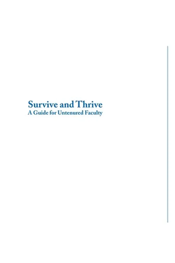 Cover of Survive and thrive