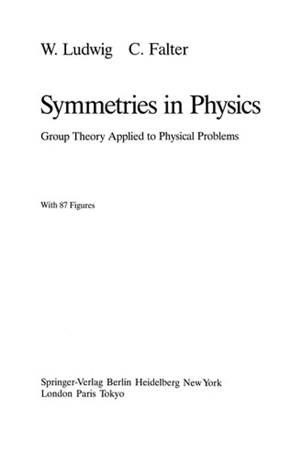 Capa de Symmetries in Physics