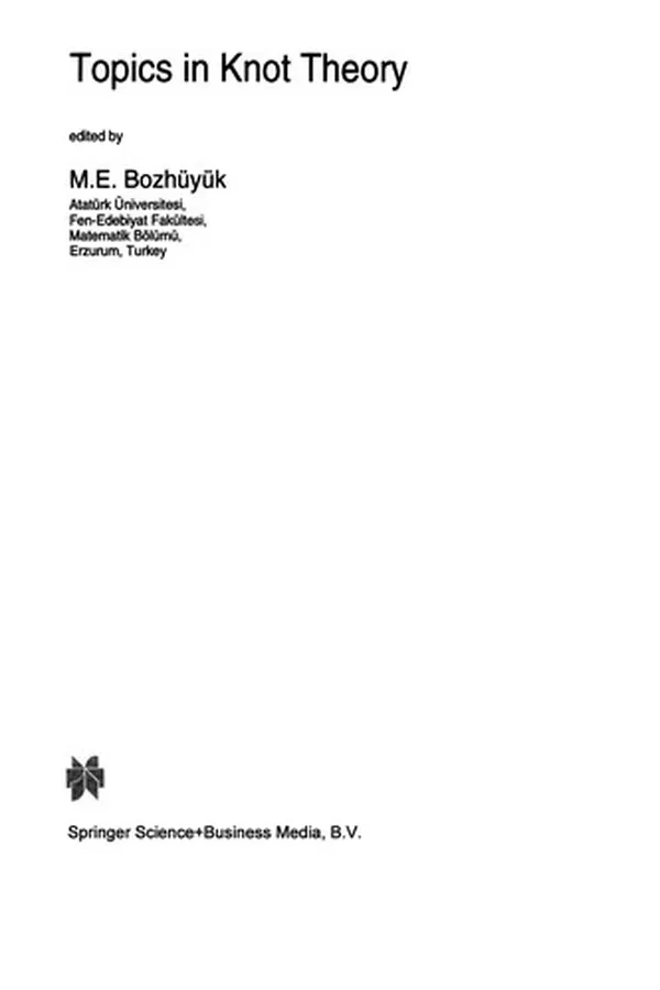 Capa de Topics in Knot Theory