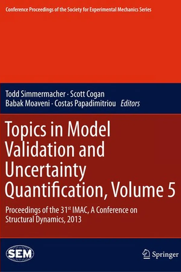 Capa de Topics in Model Validation and Uncertainty Quantification, Volume 5