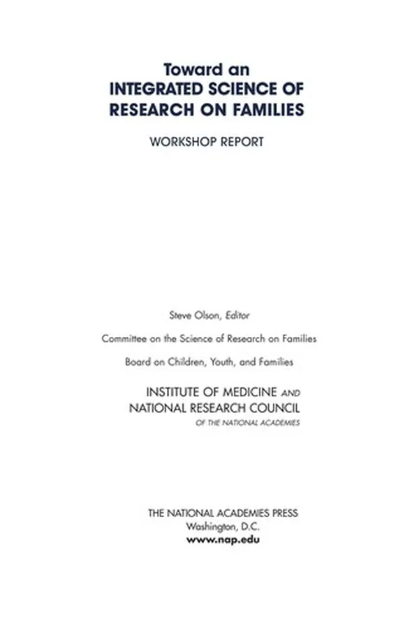 Capa de Toward an integrated science of research on families