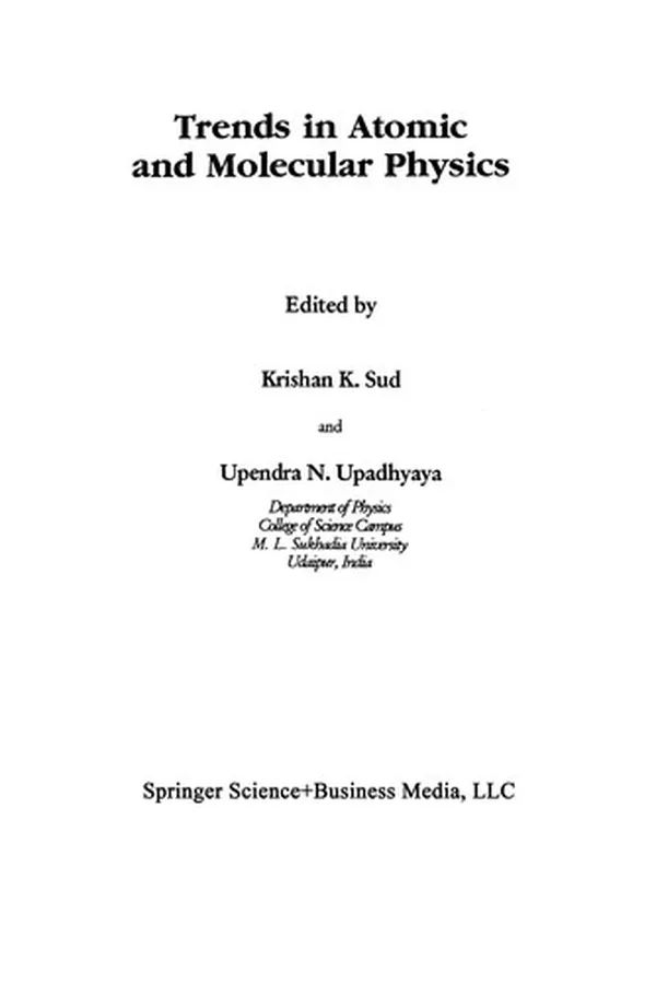 Capa de Trends in Atomic and Molecular Physics