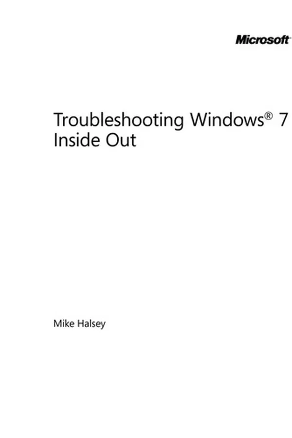 Capa de Troubleshooting Windows 7