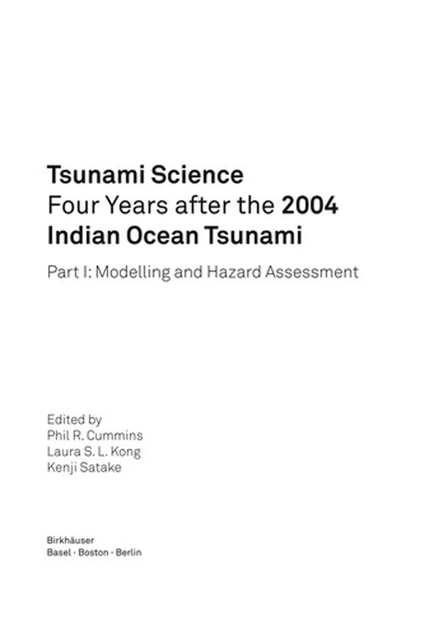 Capa de Tsunami science four years after the 2004 Indian Ocean Tsunami