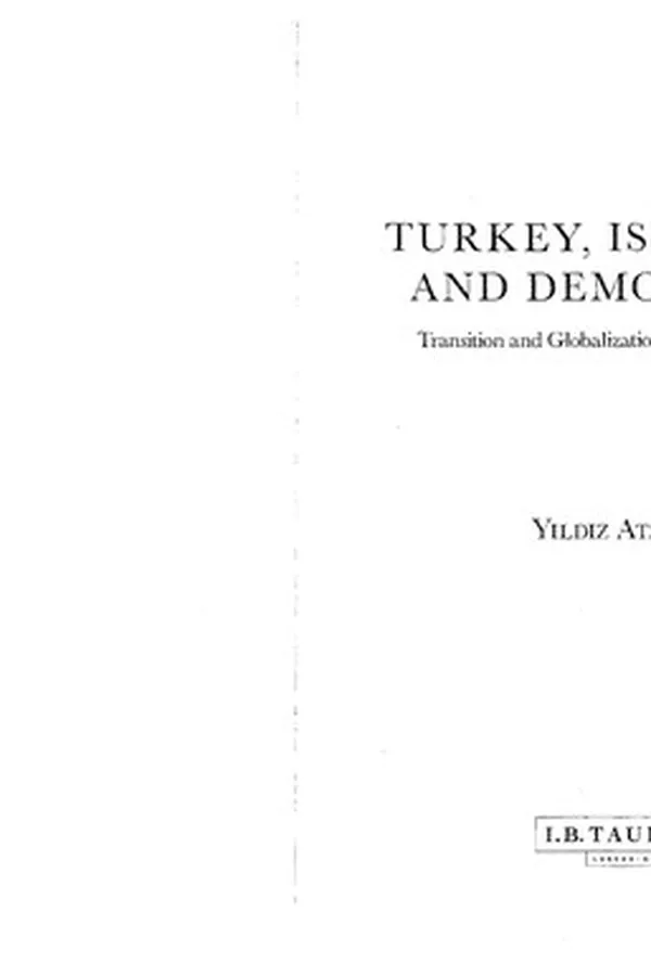 Capa de Turkey, Islamists and democracy