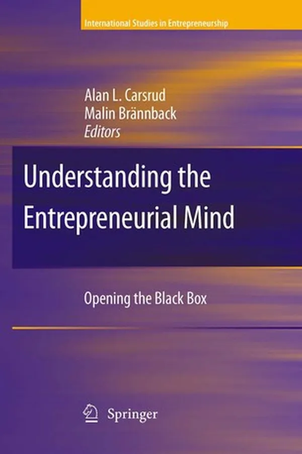 Capa de Understanding the entrepreneurial mind