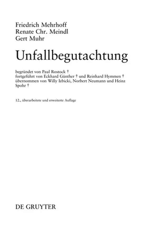 Capa de Unfallbegutachtung