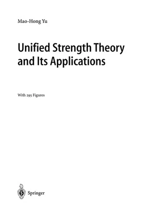 Capa de Unified Strength Theory and Its Applications