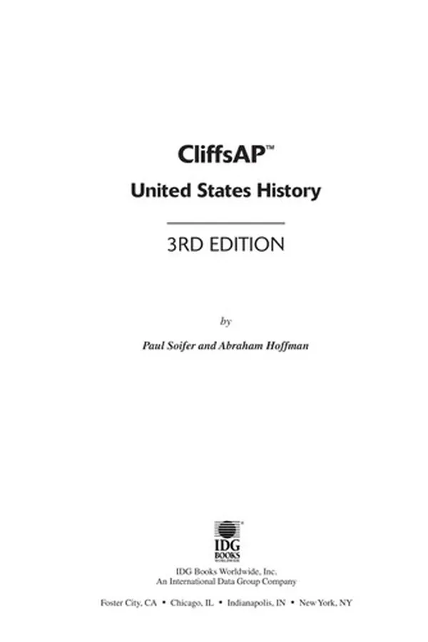 Capa de United States History