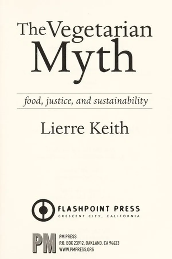 Capa de The Vegetarian Myth