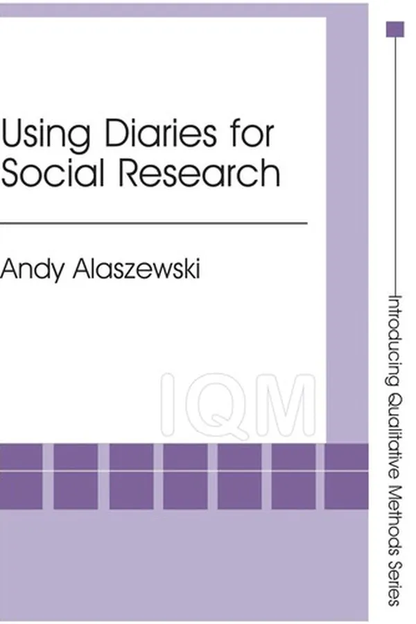 Capa de Using diaries for social research