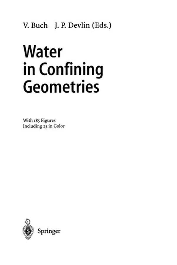 Capa de Water in Confining Geometries