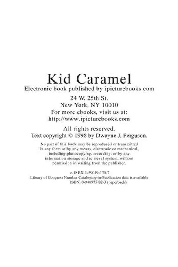 Capa de Kid Caramel, private investigator